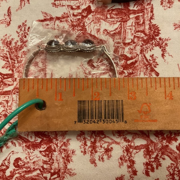 NWOT Sterling Silver 925 Red Garnet Bracelet - Picture 14 of 14